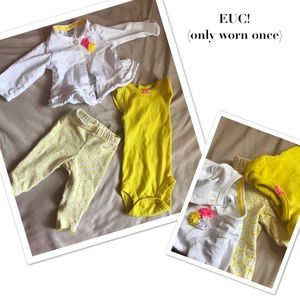 Shirts & Tops - Lot of 2 Newborn Outfits (6pieces) Shirts & Tops - Lot of 2 Newborn Outfits (6pieces)